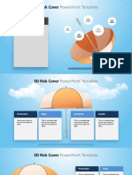 3D0003 3d Risk Cover Powerpoint Template