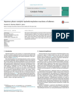 Aqueous Phase Catalytic Hydroformylation Reactions of Alkenes