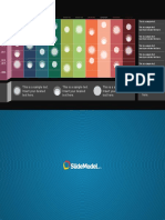 7134 01 Colorful Flat Palette Gradient Roadmap For Powerpoint
