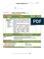 Sesiones de Aprendizaje 4º - Diciembre 2022