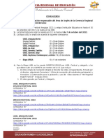 Comunicado II 4th English Festival AQP 2022 PDF