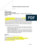 Anexo 5 Formato de Carta de Solicitud Limitación Mipyme