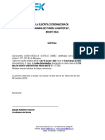 Carta Laboral Pharex Log