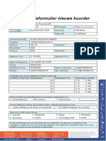 Registratieformulier Nieuwe Huurder