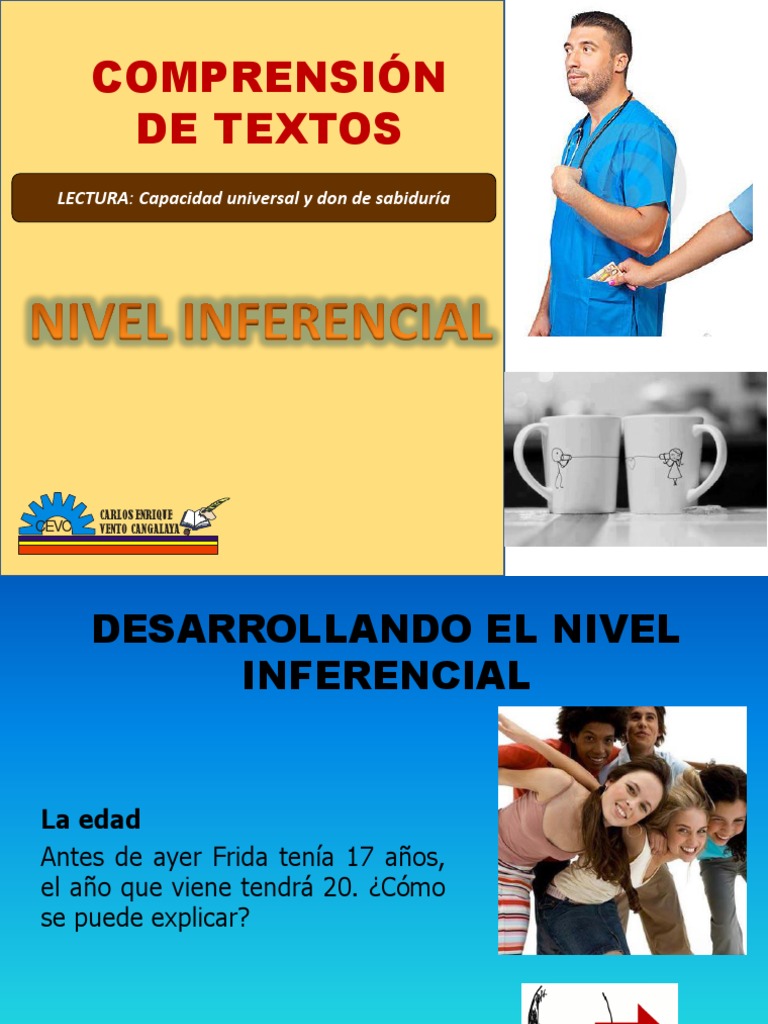 Ejercicios de Comprensión Inferencial | PDF | Razonamiento deductivo ...
