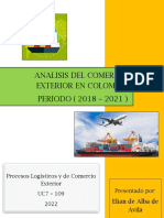 Analisis Del Comercio Exterior en Colombia
