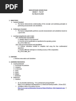 Mensuration and Calculation