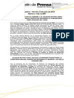 Boletín 381 (Viernes 12 de Julio de 2013)