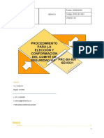 PROCEDIMIENTO PARA CONFORMACIÓN DEL COMITÉ DE SEGURIDAD VIAL - U. DISTRITAL