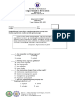 Filipino 3 - Diagnostic Test