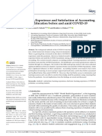 Examining Learning Experience and Satisfaction of Accounting Students in Higher Education Before and Amid COVID-19