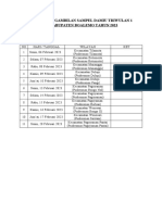 Jadwal Turun Kesmas