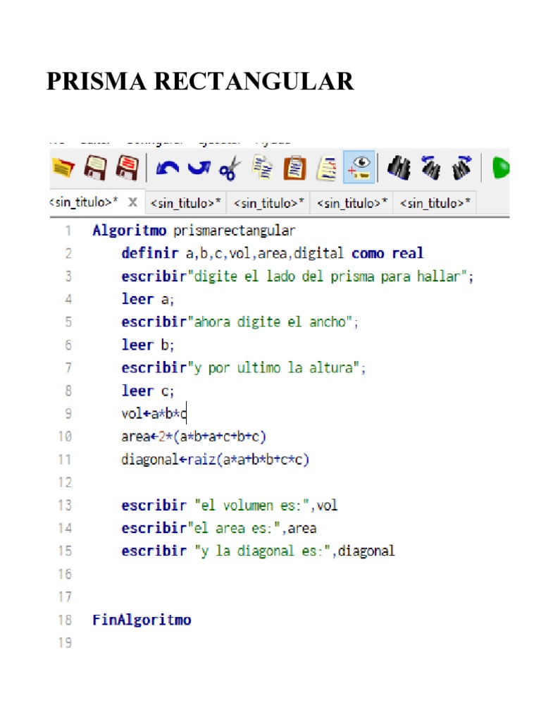 Figuras Geometricas en Pseint | PDF
