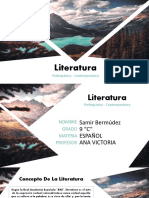 Diapositivas de La Literatura