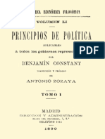 Benjamin Constant Principios de Politica Tomo01