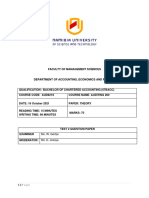 Auditing 200 Test 2 Question Paper - Final