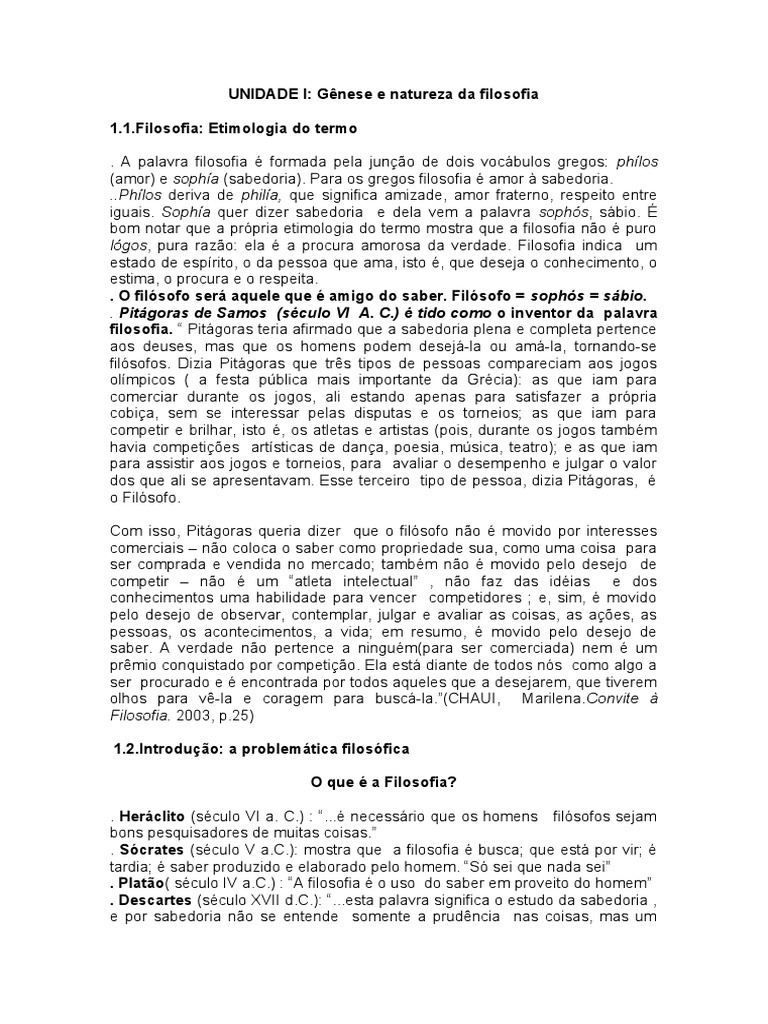 A natureza e finalidade da filosofia segundo diferentes pensadores ao ...