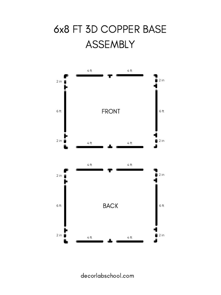 6x8 FT 3D COPPER BASE ASSEMBLY PDF PDF