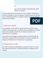 Tipos de empresas y emprendedores en