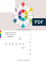 40.create 6 Step ROUNDED TRIANGULAR Infographic