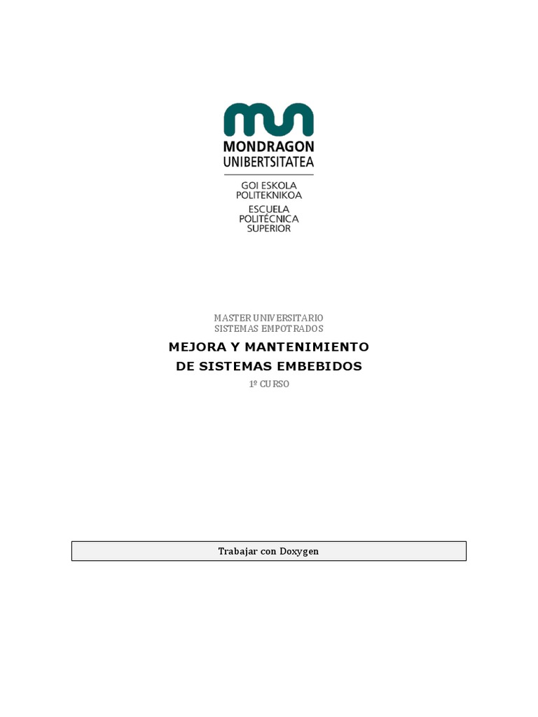 Doxygen en Sistemas Embebidos | PDF | Archivo de computadora | HTML
