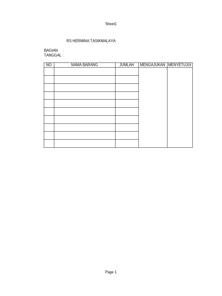 FORM PERMINTAAN GUDANG UMUM.ods PDF