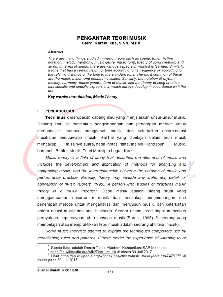 Pengantar Teori Musik Download Free Pdf Harmony Music Theory