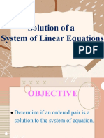 31 Solution of A System of Linear Equations 1