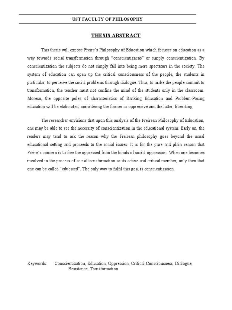 Freire's Conscientization in Education | PDF | Science & Mathematics