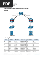 4.4.7 Lab Configure Secure Administrative Access