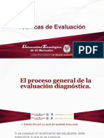 El Proceso General de La Evaluación Diagnóstica