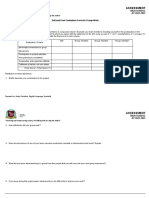 Peer Evaluation Form For Group Work - PT 1