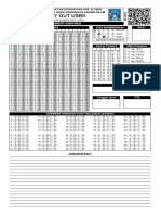 LJK Format Folio F4 Pilihan Ganda Dan Essay