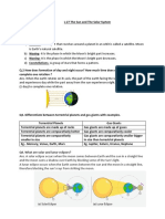 QuesAns L27 The Sun and The Solar System 1 PDF