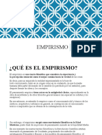 Empirismo: conocimiento a través de los sentidos