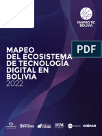 Mapeo Del Ecosistema de Tecnología Digital en Bolivia 2022