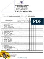 Reading Assessment