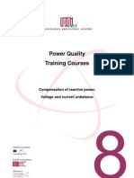 Power Quality Training Courses: Compensation of Reactive Power, Voltage and Current Unbalance