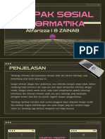 Tik Dampak Sosial Informatika