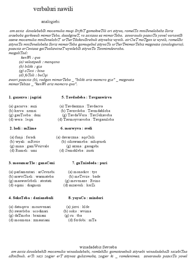 Verbal Analogies and Logical Reasoning | PDF | Foreign Language Studies ...