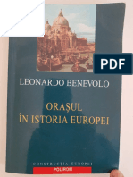 BENEVOLO - Orasul in Istoria Europei PDF