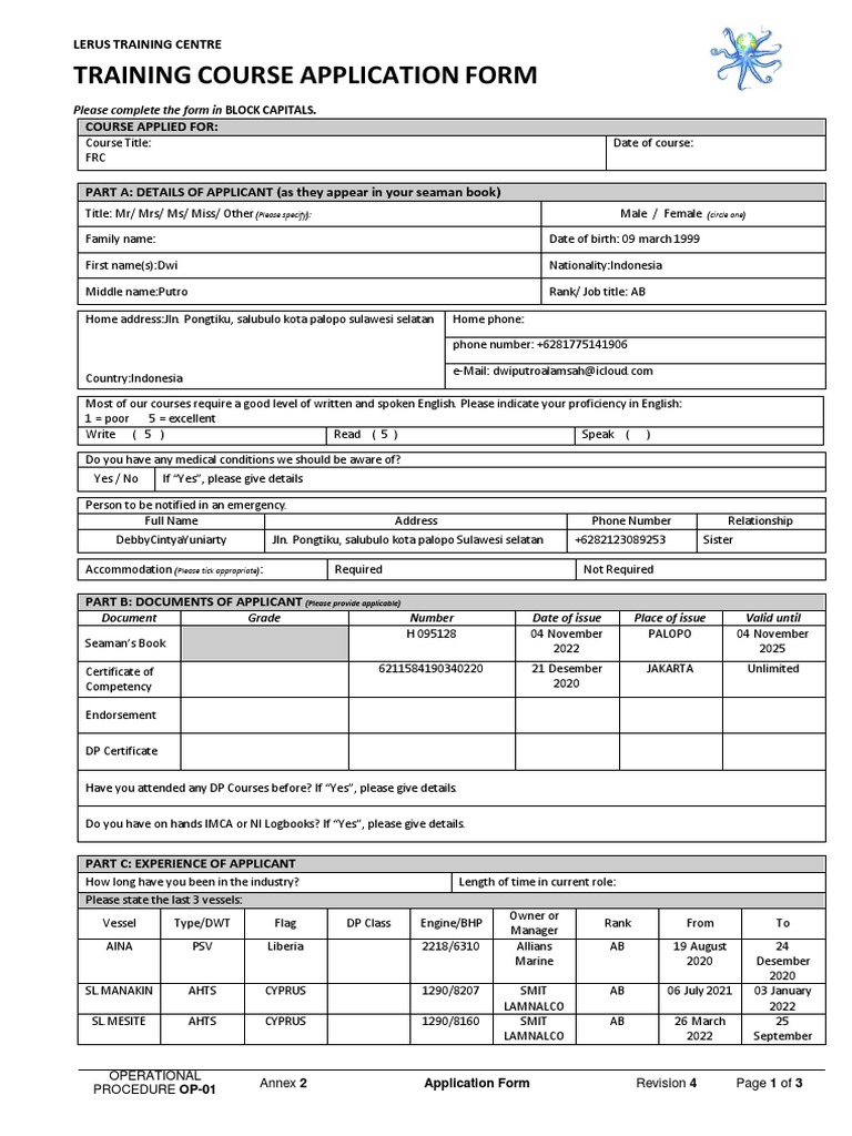 How To Apply Form D