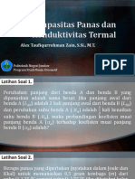 Latihan Kapasitas Panas Dan Konduktivitas Termal