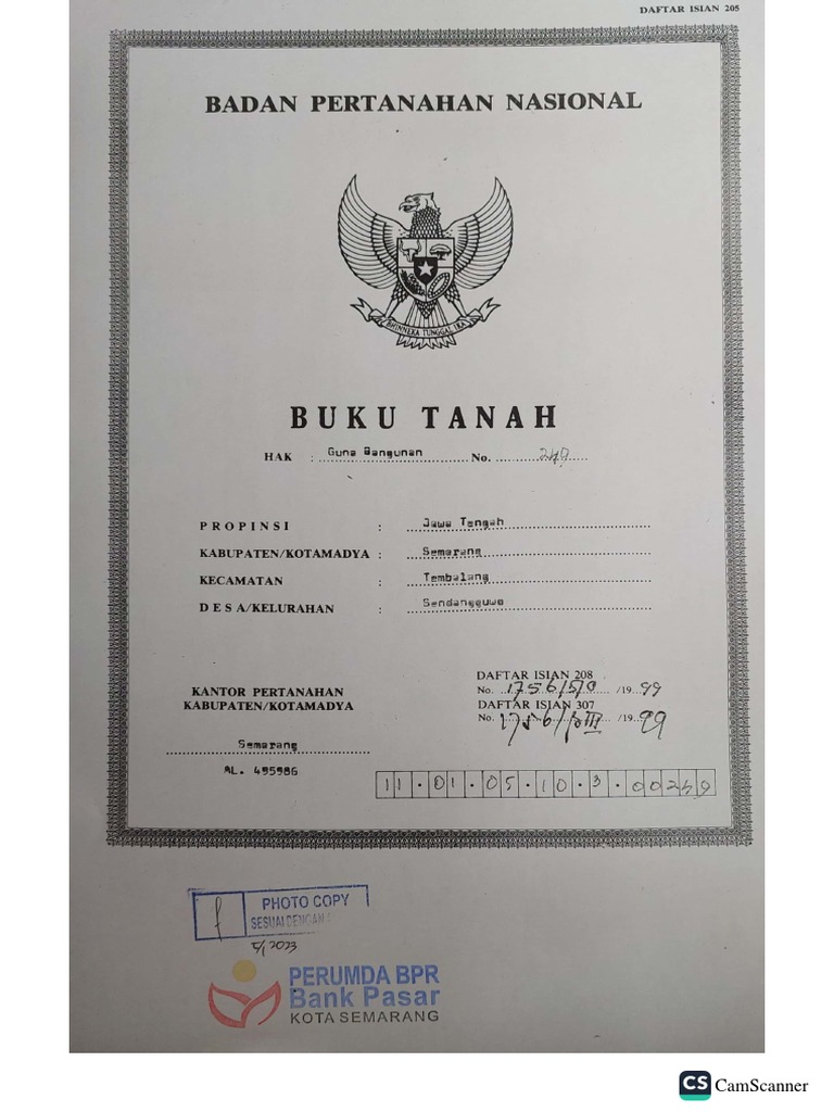 63c76adc29ca0 62530JfB Dokumen SHGB No 00249udi | PDF