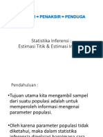 Estimasi Statistik PDF