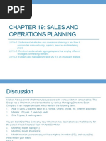 Chapter 19: Sales and Operations Planning: Mcgraw-Hill/Irwin