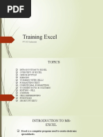 Training Excel Basic