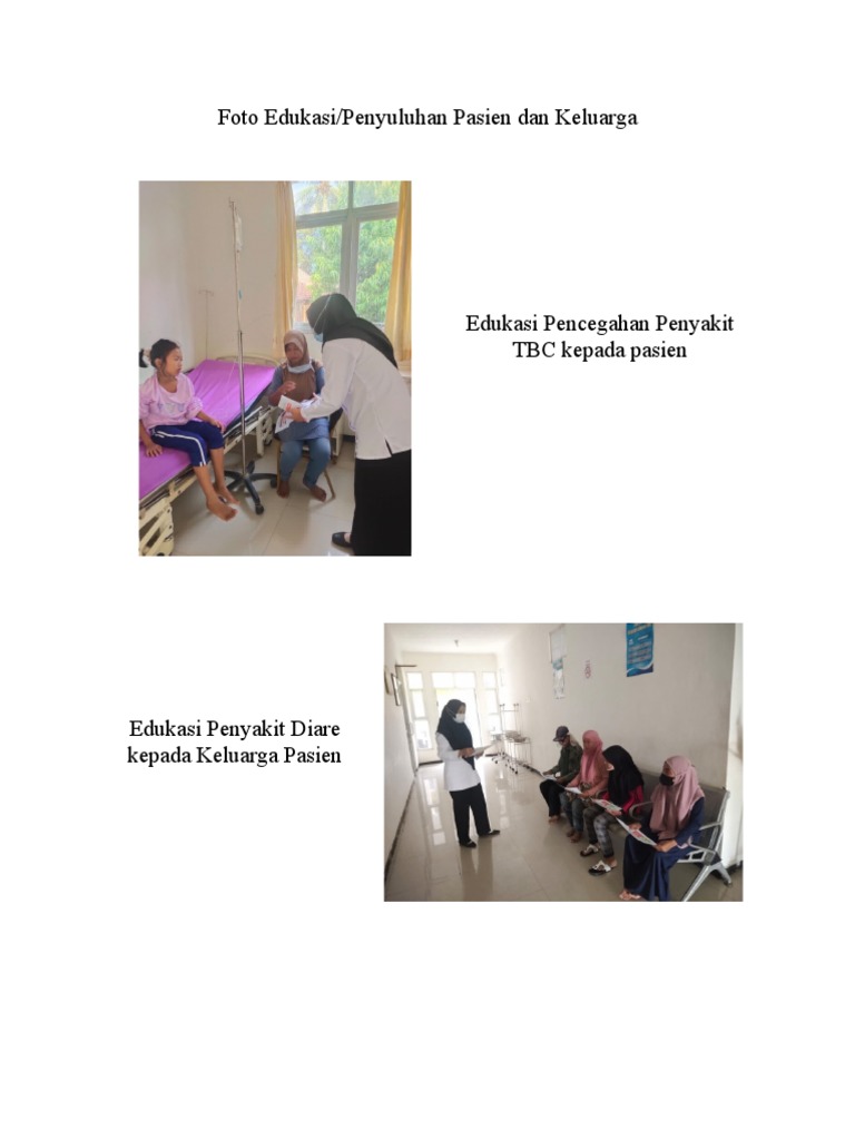 5 Foto Edukasi Pada Keluarga Pasien | PDF