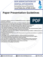 Paper Presentation Guidelines
