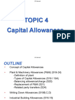 Topic 4 - Capital Allowances